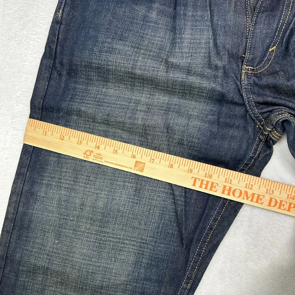 Wrangler Straight Leg Jeans Men's Blue Denim Mid Rise Classic Y2K‎ - 34X33.5